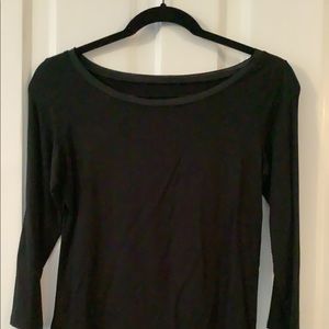 Tshirt - long sleeve, black